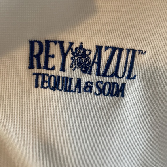 Rey Azul Tequila Soda Men’s Large Beer Polo - Picture 2 of 3